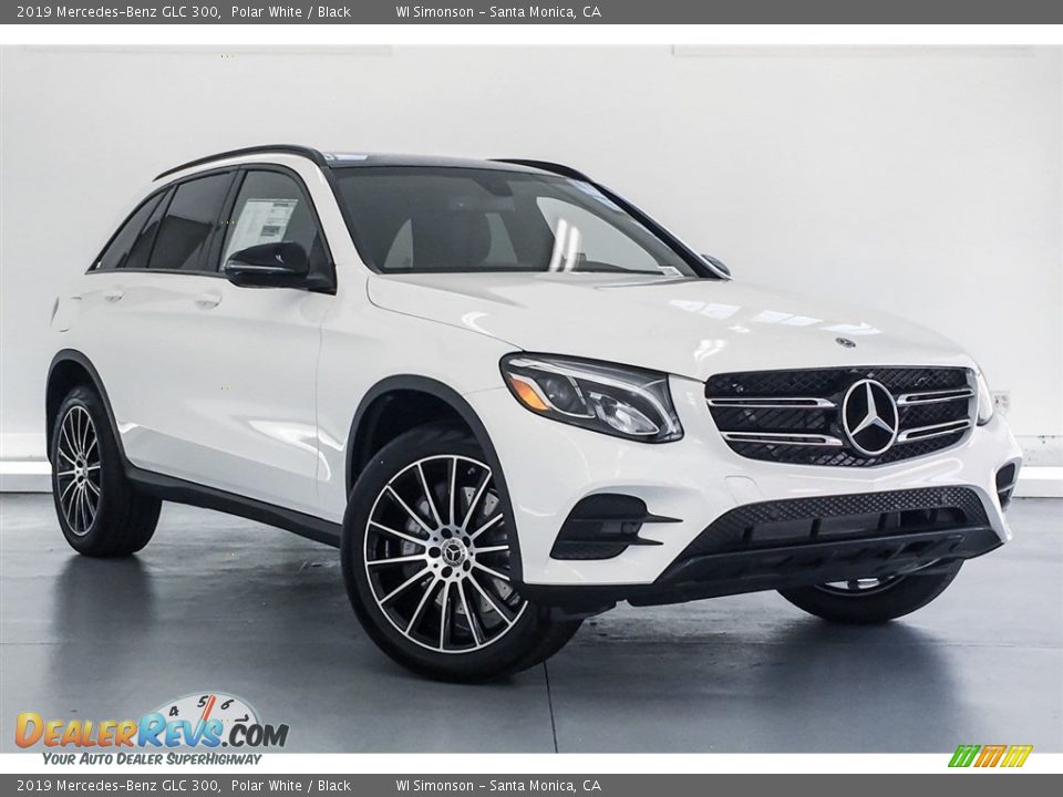2019 Mercedes-Benz GLC 300 Polar White / Black Photo #12