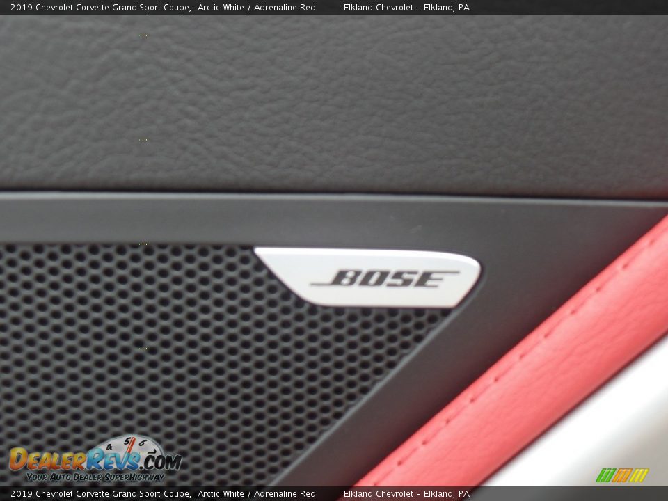 2019 Chevrolet Corvette Grand Sport Coupe Arctic White / Adrenaline Red Photo #23