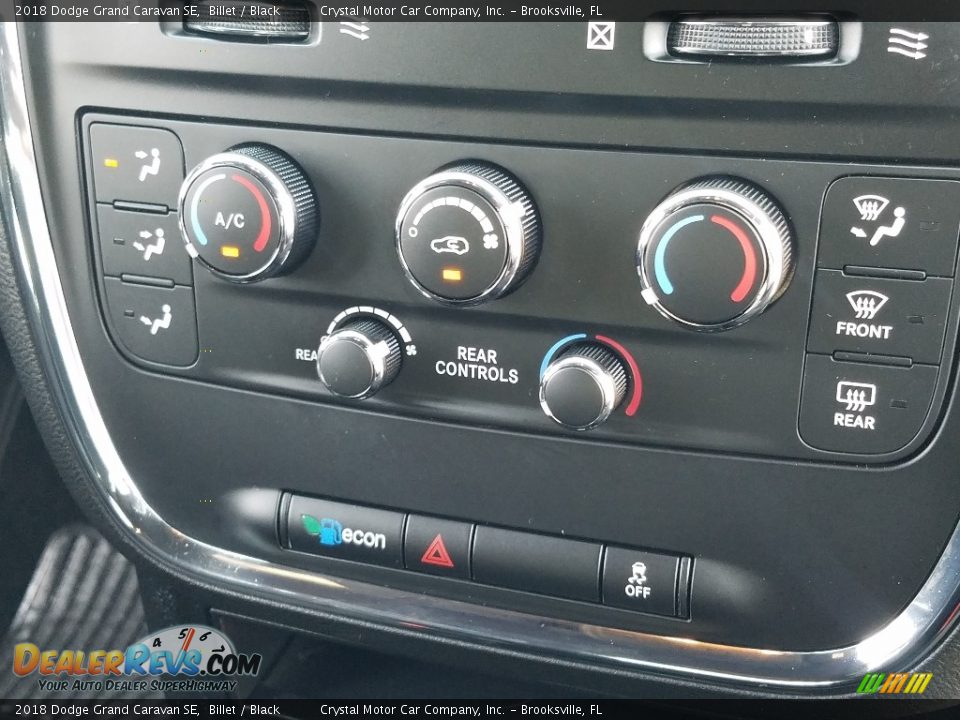2018 Dodge Grand Caravan SE Billet / Black Photo #16