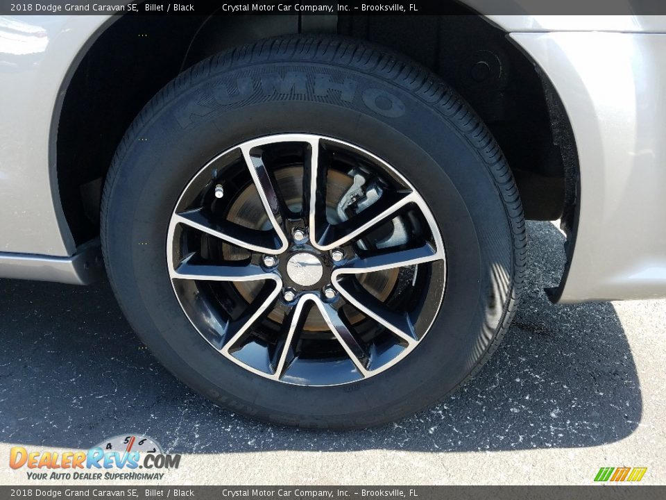 2018 Dodge Grand Caravan SE Billet / Black Photo #19