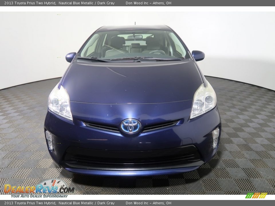 2013 Toyota Prius Two Hybrid Nautical Blue Metallic / Dark Gray Photo #6