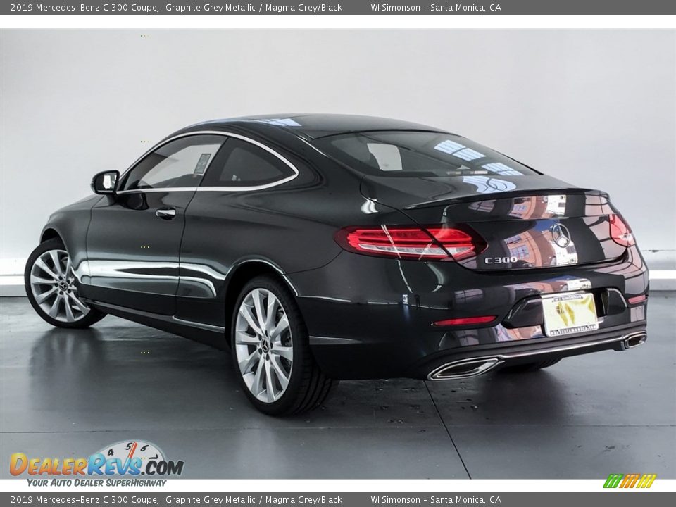 2019 Mercedes-Benz C 300 Coupe Graphite Grey Metallic / Magma Grey/Black Photo #2