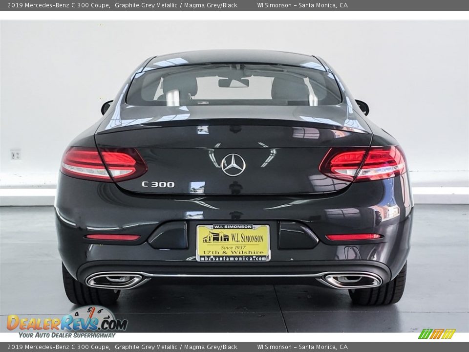 2019 Mercedes-Benz C 300 Coupe Graphite Grey Metallic / Magma Grey/Black Photo #3
