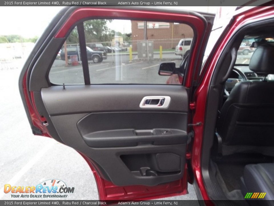 2015 Ford Explorer Limited 4WD Ruby Red / Charcoal Black Photo #35