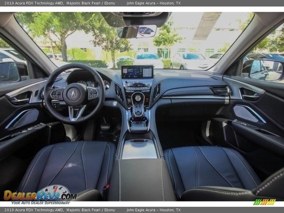 2019 Acura RDX Technology AWD Majestic Black Pearl / Ebony Photo #9