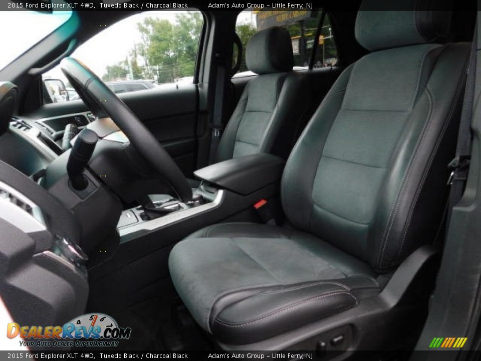2015 Ford Explorer XLT 4WD Tuxedo Black / Charcoal Black Photo #19