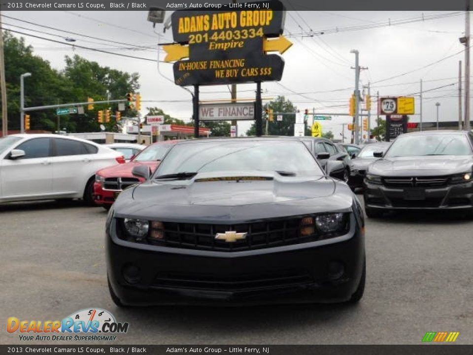 2013 Chevrolet Camaro LS Coupe Black / Black Photo #2