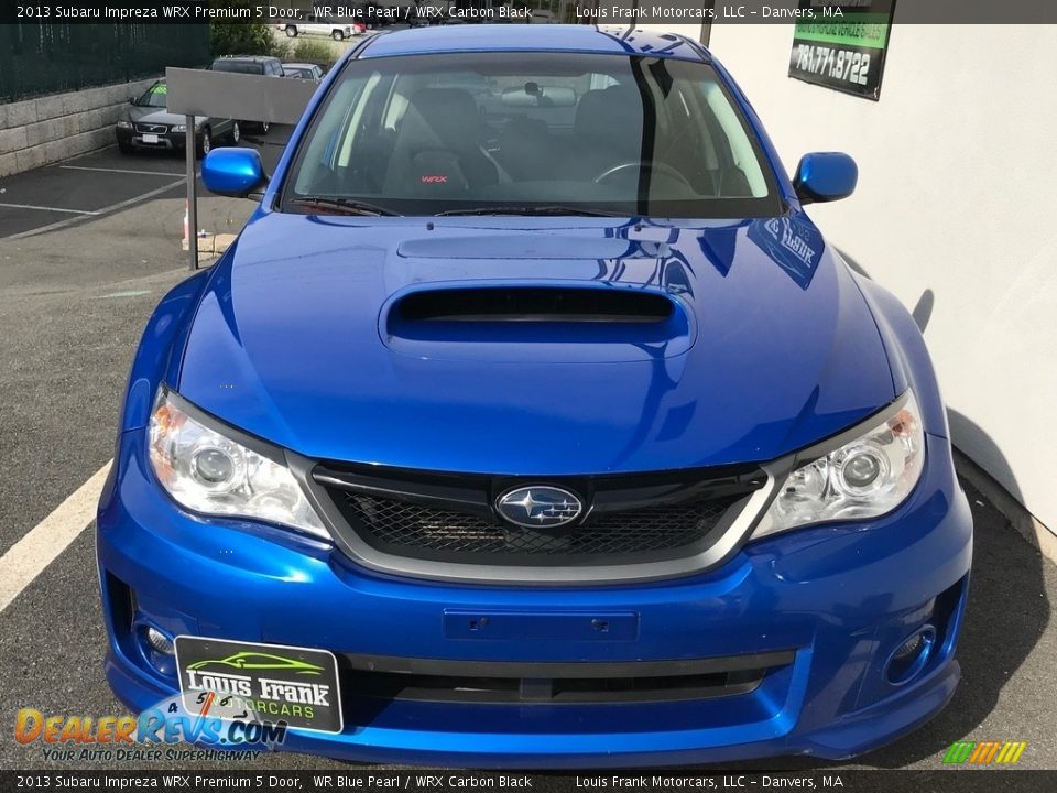 2013 Subaru Impreza WRX Premium 5 Door WR Blue Pearl / WRX Carbon Black Photo #7