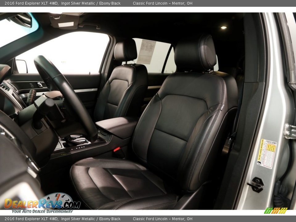 2016 Ford Explorer XLT 4WD Ingot Silver Metallic / Ebony Black Photo #5