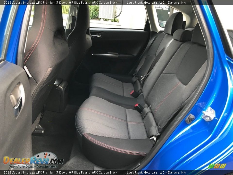 2013 Subaru Impreza WRX Premium 5 Door WR Blue Pearl / WRX Carbon Black Photo #14
