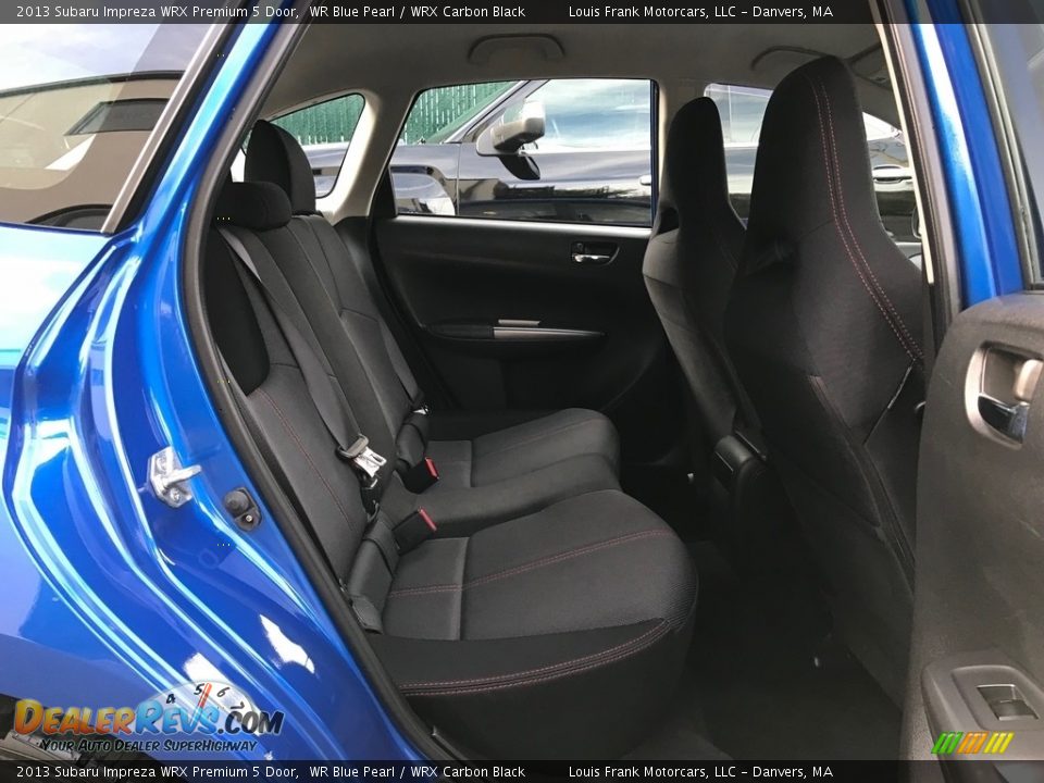 2013 Subaru Impreza WRX Premium 5 Door WR Blue Pearl / WRX Carbon Black Photo #15