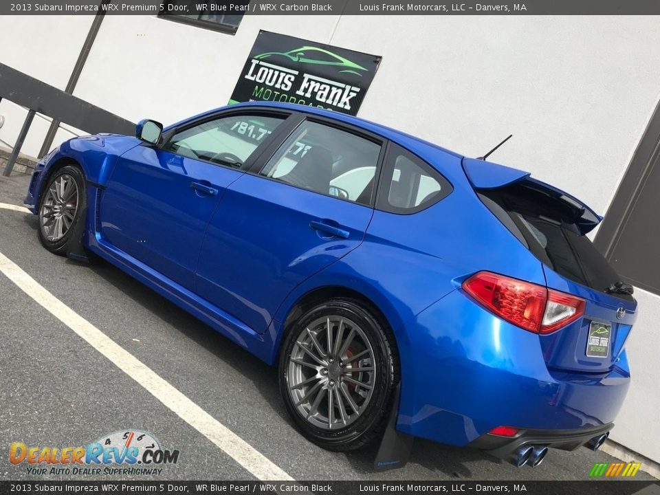 2013 Subaru Impreza WRX Premium 5 Door WR Blue Pearl / WRX Carbon Black Photo #18