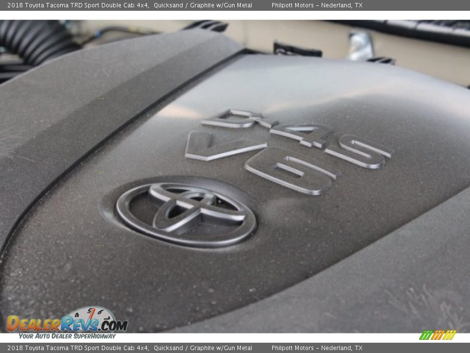 2018 Toyota Tacoma TRD Sport Double Cab 4x4 Quicksand / Graphite w/Gun Metal Photo #33