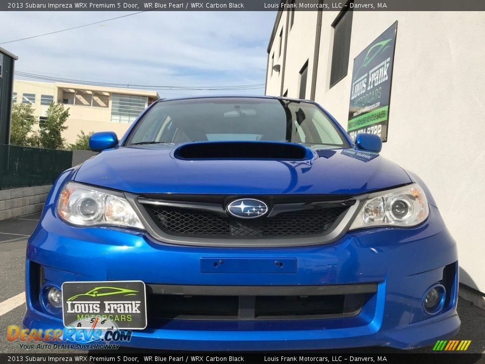 2013 Subaru Impreza WRX Premium 5 Door WR Blue Pearl / WRX Carbon Black Photo #23