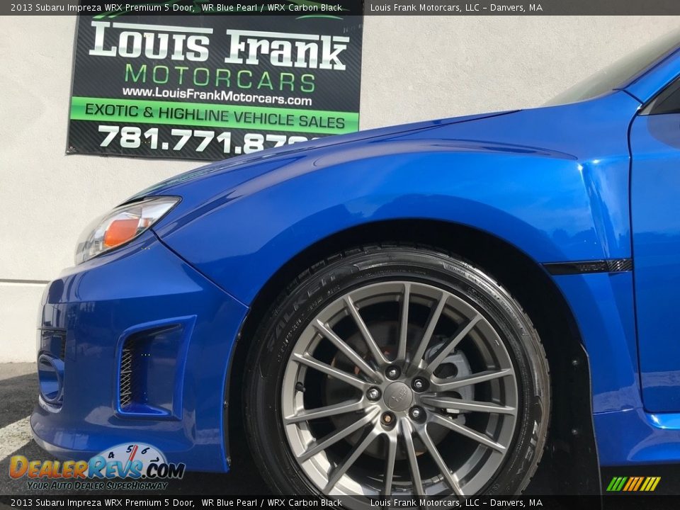 2013 Subaru Impreza WRX Premium 5 Door WR Blue Pearl / WRX Carbon Black Photo #25