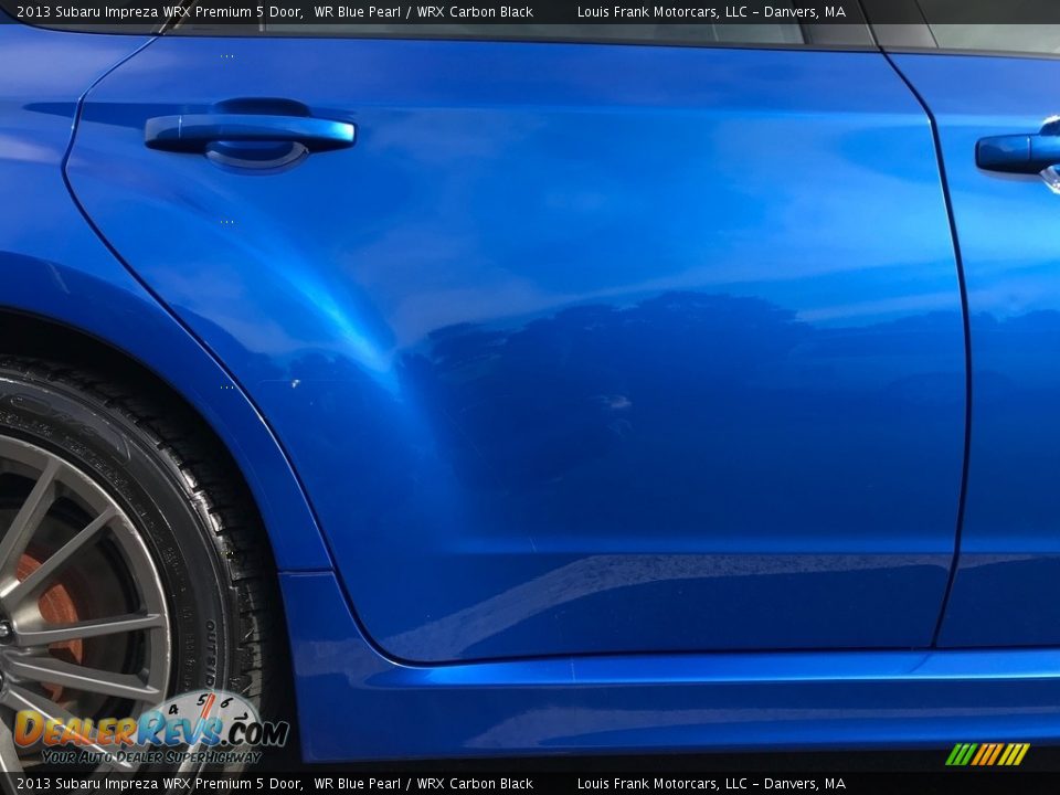 2013 Subaru Impreza WRX Premium 5 Door WR Blue Pearl / WRX Carbon Black Photo #30
