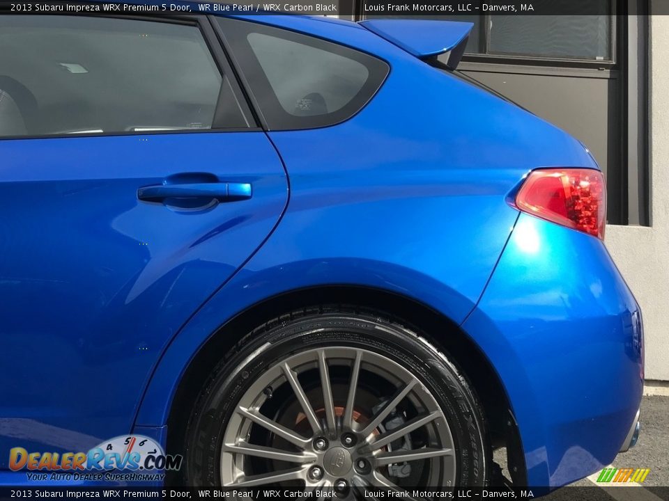 2013 Subaru Impreza WRX Premium 5 Door WR Blue Pearl / WRX Carbon Black Photo #31