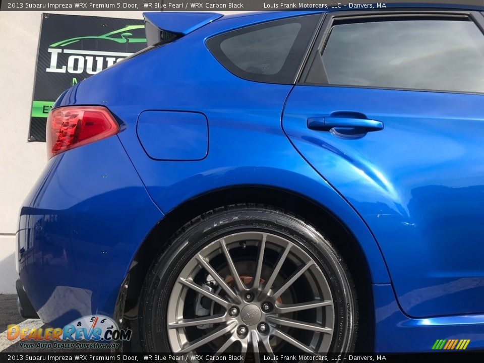 2013 Subaru Impreza WRX Premium 5 Door WR Blue Pearl / WRX Carbon Black Photo #32