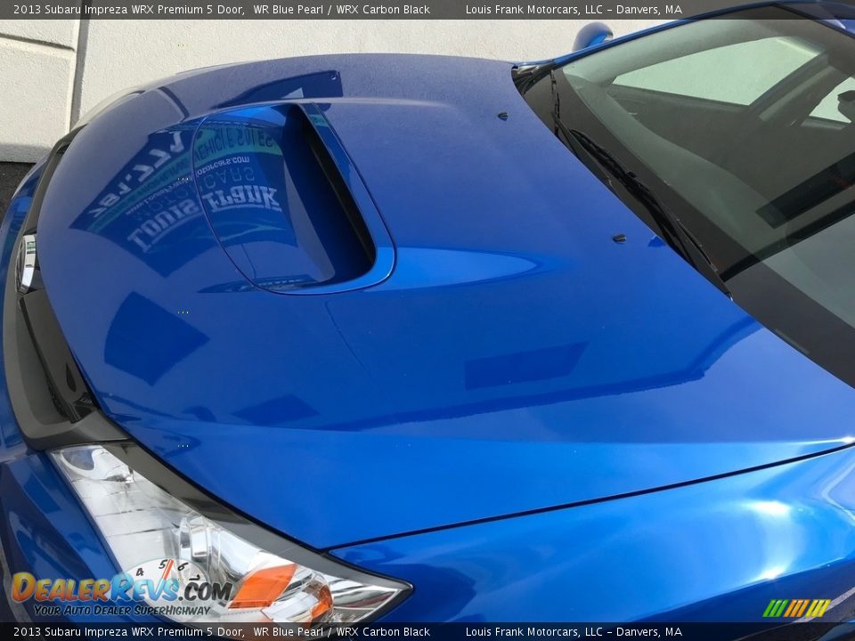 2013 Subaru Impreza WRX Premium 5 Door WR Blue Pearl / WRX Carbon Black Photo #34