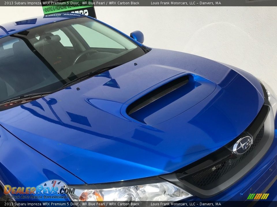 2013 Subaru Impreza WRX Premium 5 Door WR Blue Pearl / WRX Carbon Black Photo #36