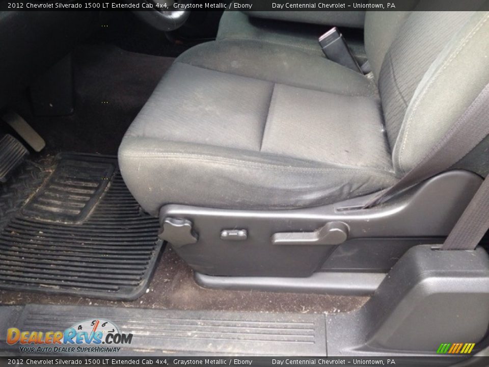 2012 Chevrolet Silverado 1500 LT Extended Cab 4x4 Graystone Metallic / Ebony Photo #8