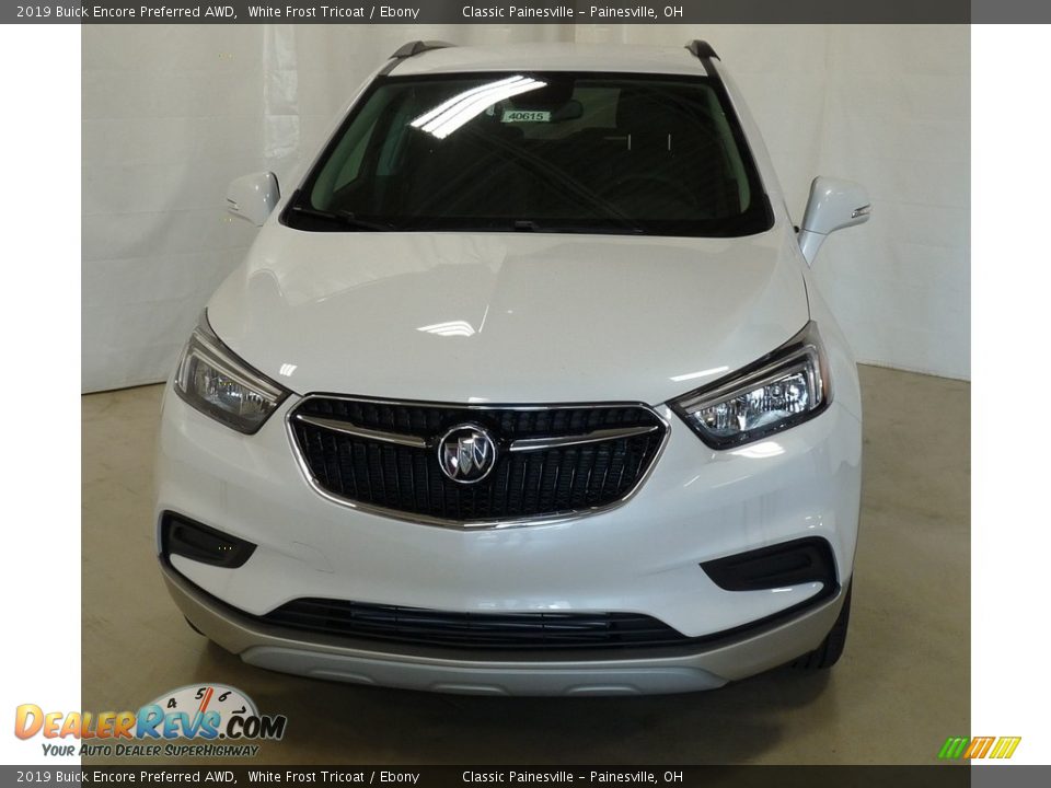 2019 Buick Encore Preferred AWD White Frost Tricoat / Ebony Photo #4