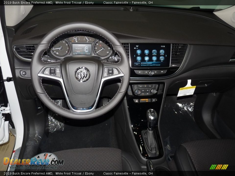 2019 Buick Encore Preferred AWD White Frost Tricoat / Ebony Photo #8