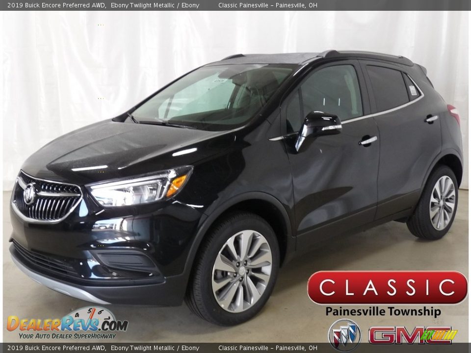 2019 Buick Encore Preferred AWD Ebony Twilight Metallic / Ebony Photo #1