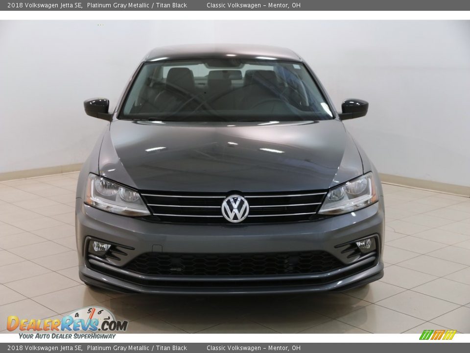 2018 Volkswagen Jetta SE Platinum Gray Metallic / Titan Black Photo #2