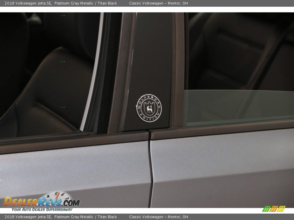 2018 Volkswagen Jetta SE Platinum Gray Metallic / Titan Black Photo #4