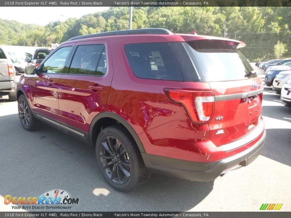 2018 Ford Explorer XLT 4WD Ruby Red / Ebony Black Photo #6