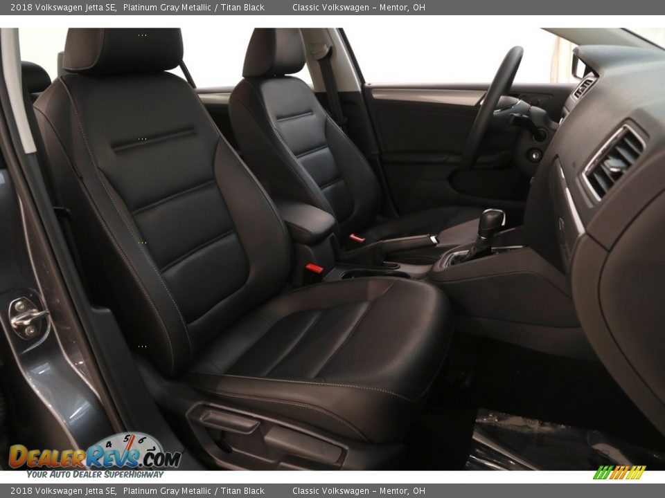 2018 Volkswagen Jetta SE Platinum Gray Metallic / Titan Black Photo #15