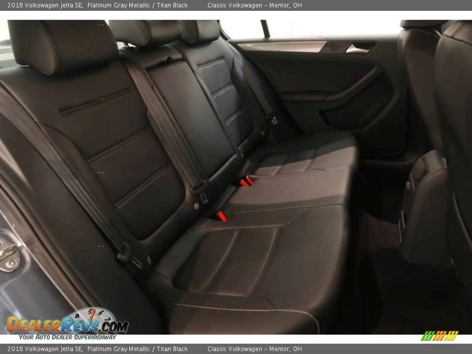 2018 Volkswagen Jetta SE Platinum Gray Metallic / Titan Black Photo #16