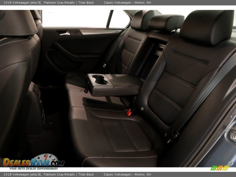 2018 Volkswagen Jetta SE Platinum Gray Metallic / Titan Black Photo #18