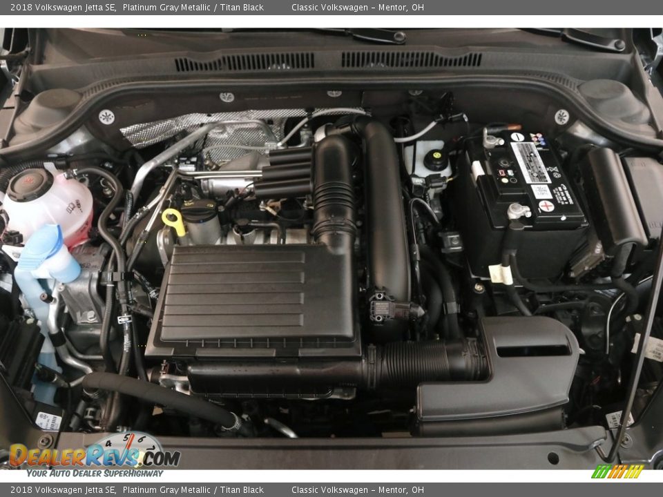 2018 Volkswagen Jetta SE Platinum Gray Metallic / Titan Black Photo #20