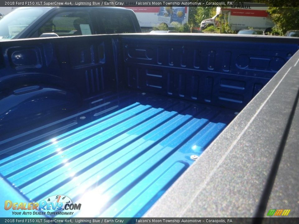 2018 Ford F150 XLT SuperCrew 4x4 Lightning Blue / Earth Gray Photo #13