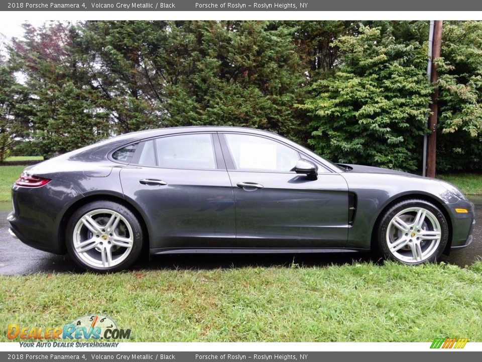 2018 Porsche Panamera 4 Volcano Grey Metallic / Black Photo #3