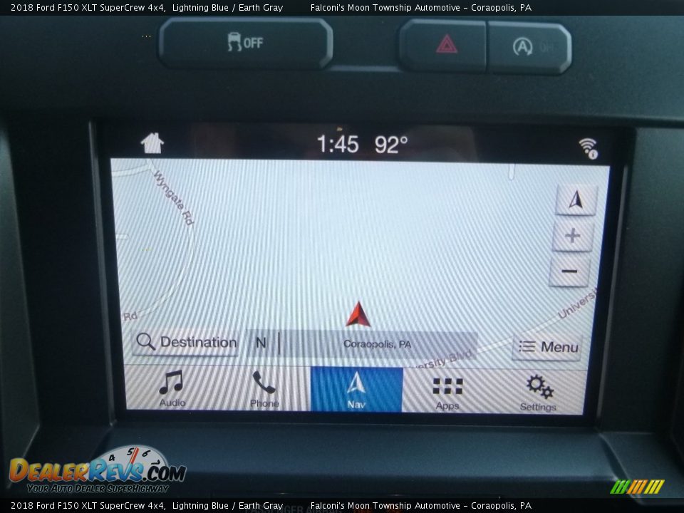 2018 Ford F150 XLT SuperCrew 4x4 Lightning Blue / Earth Gray Photo #17