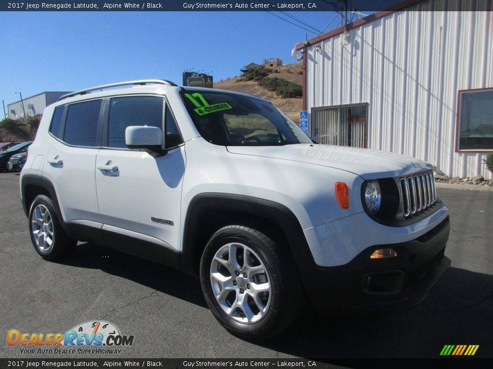 2017 Jeep Renegade Latitude Alpine White / Black Photo #1