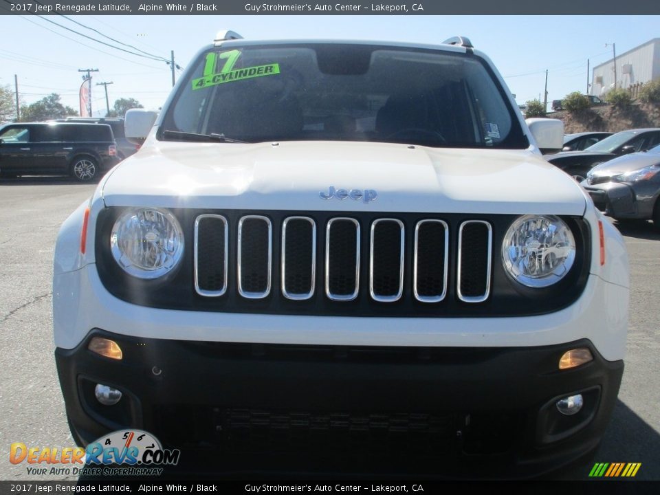 2017 Jeep Renegade Latitude Alpine White / Black Photo #2