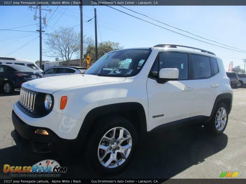 2017 Jeep Renegade Latitude Alpine White / Black Photo #3