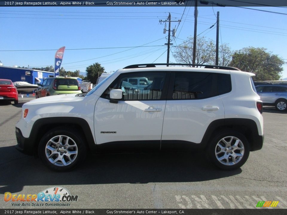 2017 Jeep Renegade Latitude Alpine White / Black Photo #4