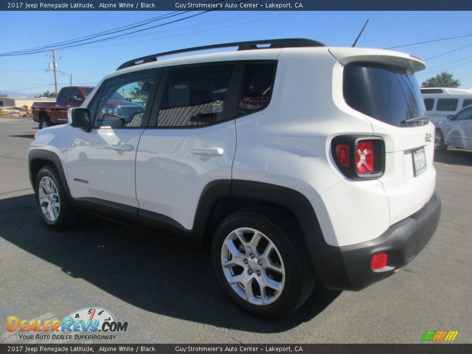 2017 Jeep Renegade Latitude Alpine White / Black Photo #5