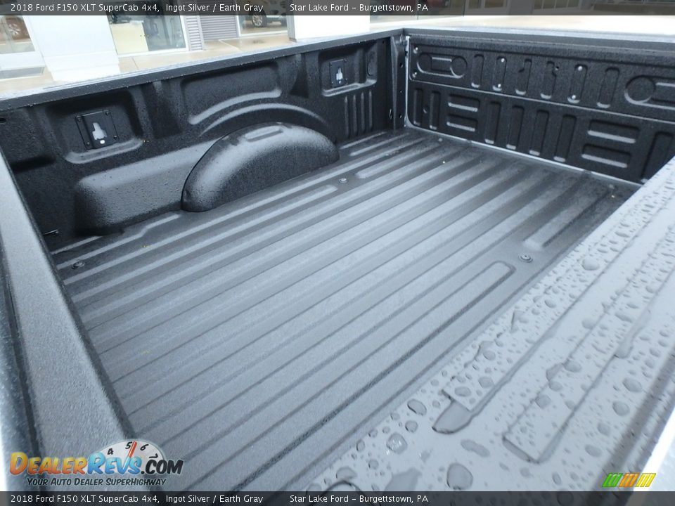 2018 Ford F150 XLT SuperCab 4x4 Ingot Silver / Earth Gray Photo #9