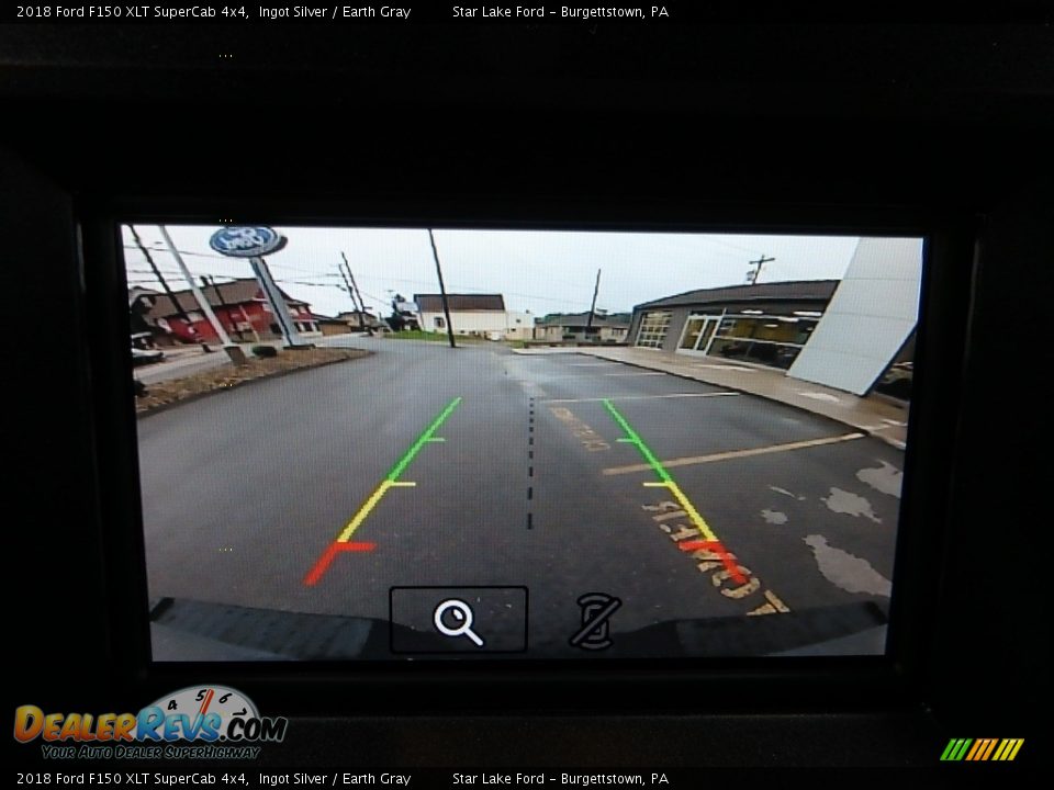 2018 Ford F150 XLT SuperCab 4x4 Ingot Silver / Earth Gray Photo #19