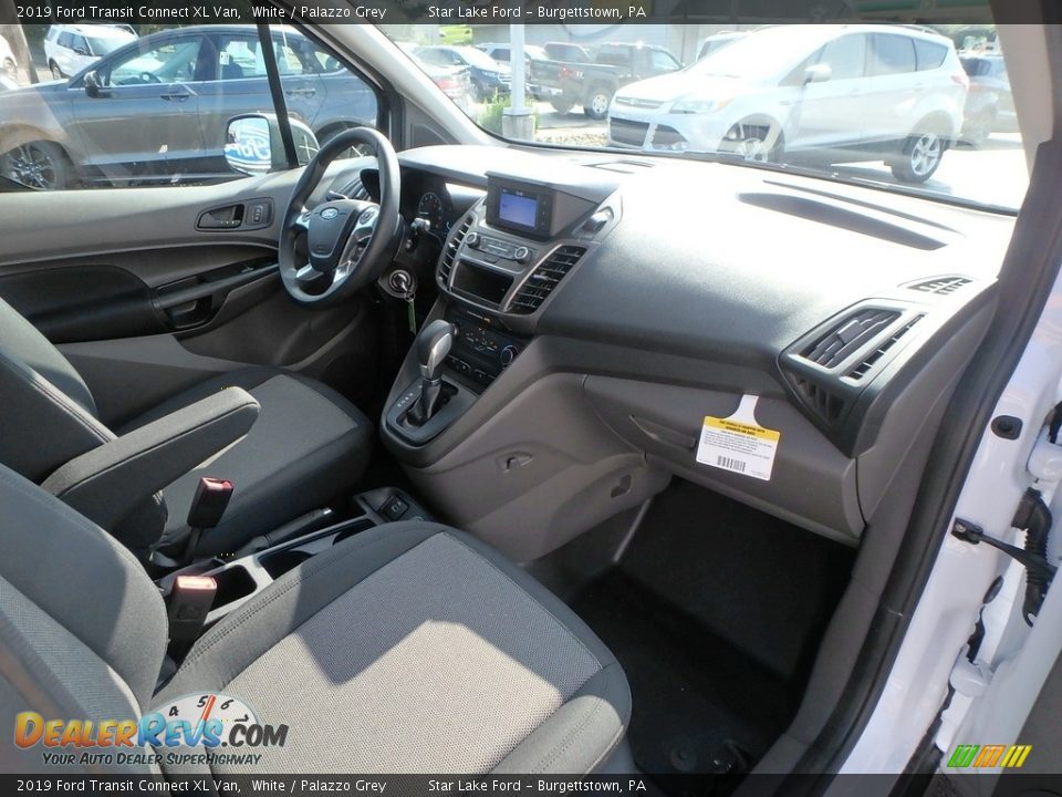 2019 Ford Transit Connect XL Van White / Palazzo Grey Photo #6