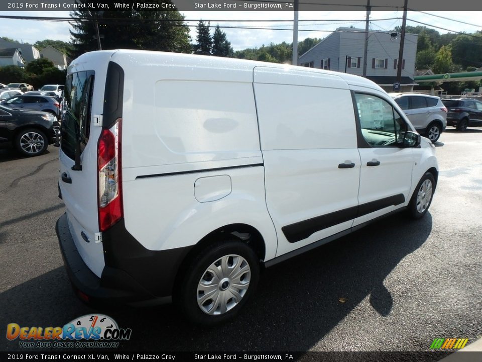 2019 Ford Transit Connect XL Van White / Palazzo Grey Photo #7