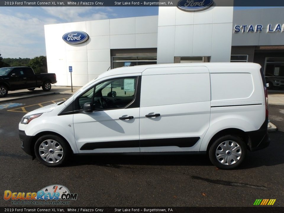 2019 Ford Transit Connect XL Van White / Palazzo Grey Photo #11
