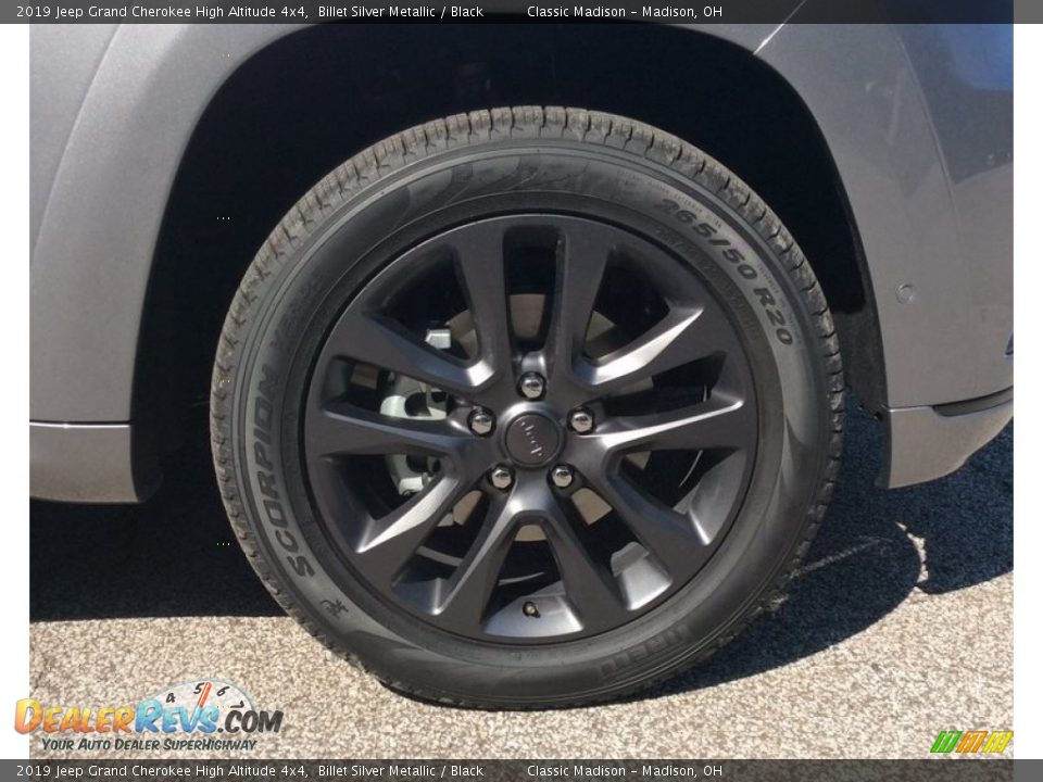 2019 Jeep Grand Cherokee High Altitude 4x4 Billet Silver Metallic / Black Photo #7