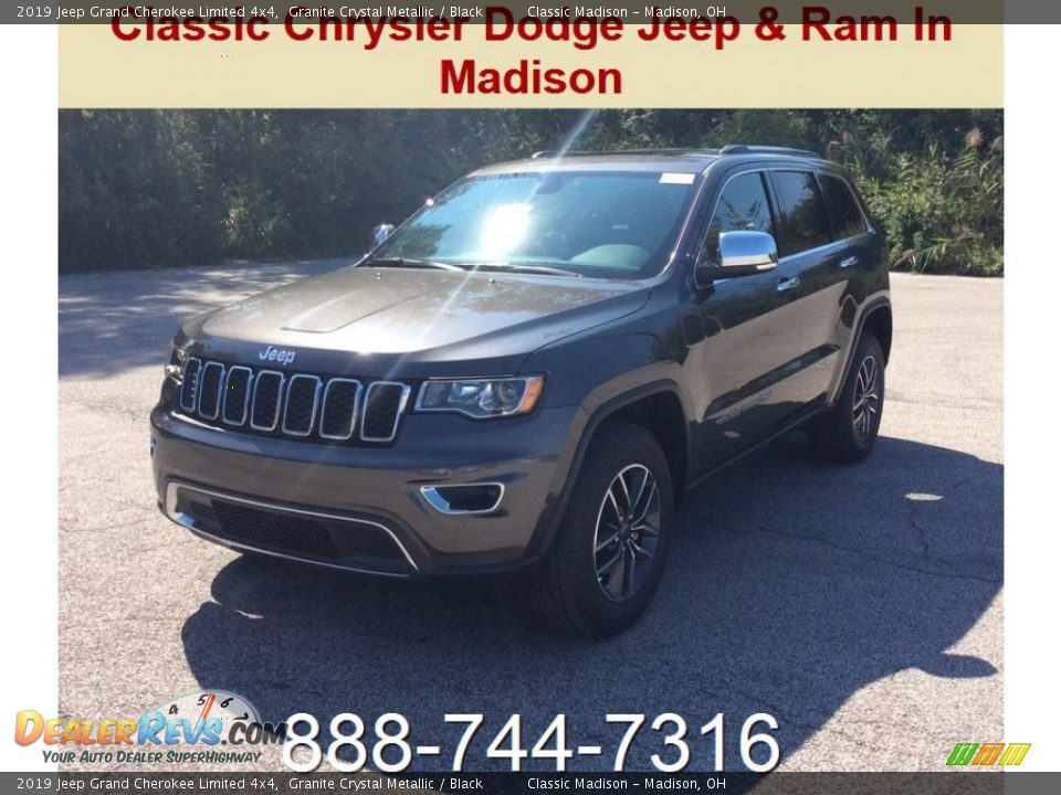 2019 Jeep Grand Cherokee Limited 4x4 Granite Crystal Metallic / Black Photo #1